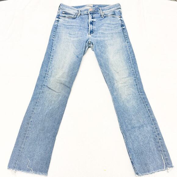 Mother The Mid Rise Dazzler Ankle Fray Rididng The Cliffside Size 31 - Picture 2 of 8